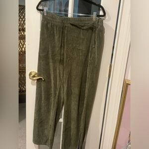 Joy lab green elastic waist, straight legged Valore sweatpants size large